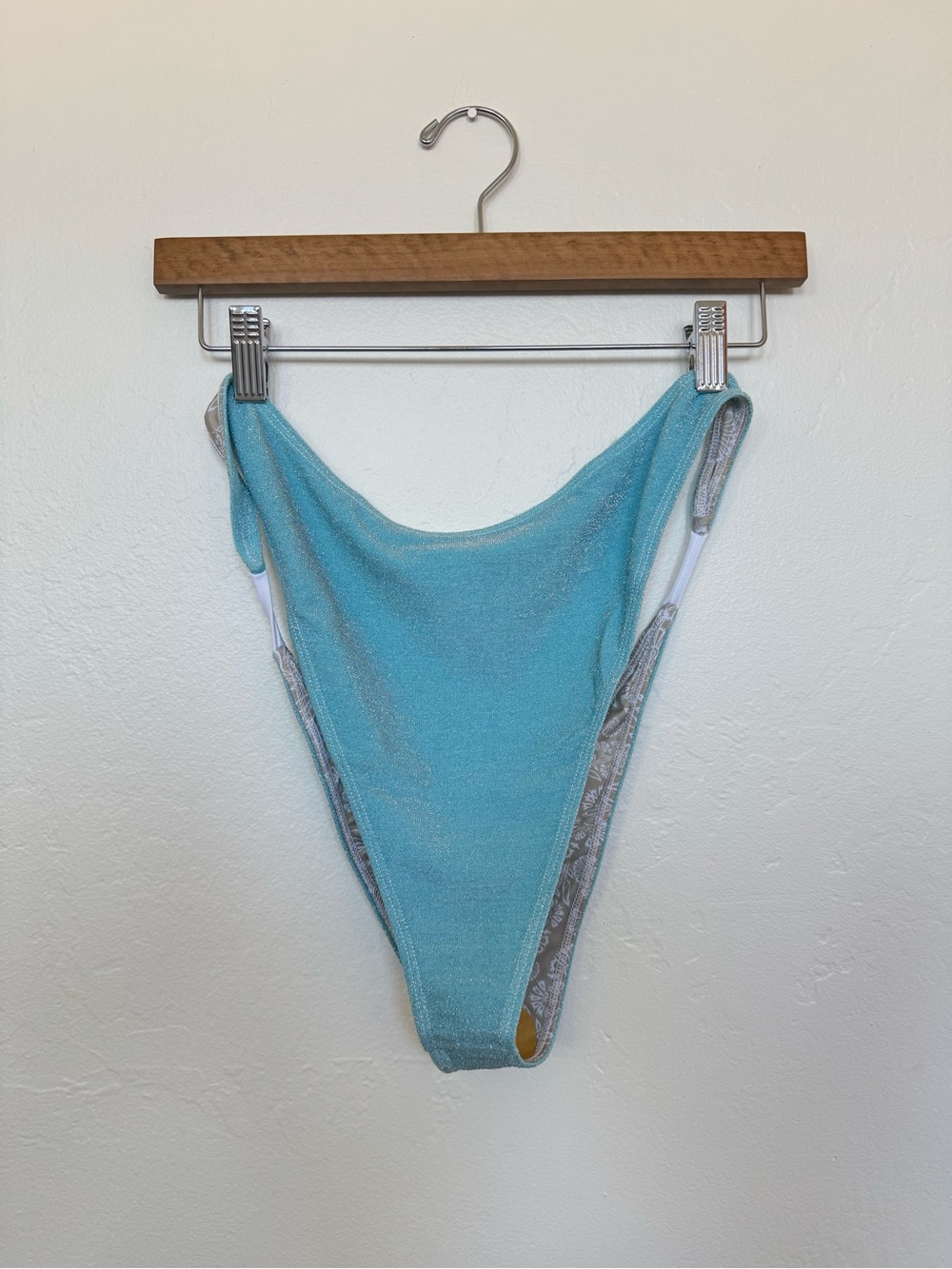 NWOT Free People free-est Lurex Sydney Crop Bikini Set “Tropical Breeze” - Picture 9 of 12